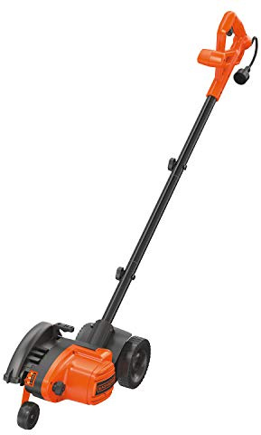 BLACK+DECKER Lawn Edger Trencher 2 in 1, 12 Amp 7.5 in. Electric Edger Lawn Tool for Landscaping and Trench Digger, 3 Height Settings, Corded (LE760FF)