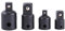Socket Reducer Set, 4pcs Sockets Screwdriver Converter Set 1/2, 3/8, 1/4 Socket Wrench Adapters Male to Female 1/2(M)-3/8(F), 3/8(M)-1/4(F) for Use with Drivers and Wrenches