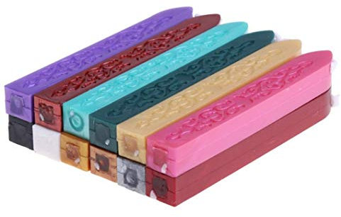 Oulensy 1x Random DIY Dichtleisten Siegel Dedicated Beeswax-Stick 12 Farben Branding-Lack Stamp Seal Wax Sigillo handgemachte Fertigkeit Werkzeuge