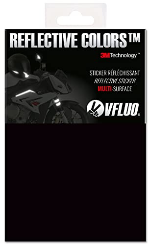 VFLUO Reflektoren Blatt Selbstklebende Aufkleber zum Ausschneiden für Motorrad,Fahrrad, Helm,Motorradhelme... - 3M™ Technology - Sichtbarkeit & Beschilderung - Diskret & Design - DIY