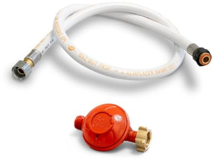 KEMPER - Kit Détendeur gaz Propane 37 mbar + Tuyau gaz flexible 1.00 m Barbecues Planchas Chauffages gaz