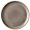 BITZ Gastro Teller, Dessertteller/Kuchenteller aus Steingut, Durchm. 17 cm, Grau/Grau