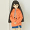 XiDonDon 30CM / 45CM / 60CM Puppenkleidung 1/3 1/4 1/6 BJD Puppenzubehör BJD SD DIY Mode Hoodie Spielzeug Puppen Kleidung (Orange,1/4)
