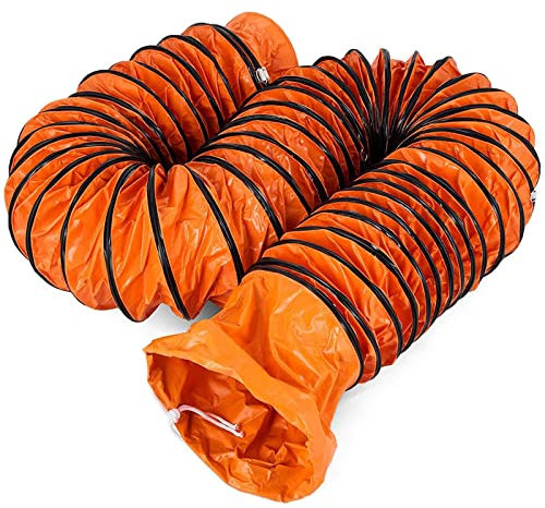 XYEJL Abluftschlauch,Lüftungsschlauch Durchmesser 15cm/20cm/25cm/30cm/35cm/40cm,Abluftschlauch Klimaanlage,Abluftschlauch Fenster, für Küche Wohnungslüftungssysteme,10M,10M-diam:40cm