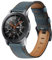 Compatible avec Samsung Galaxy Watch 3 45mm/SM R800/Gear S3,22mm Bracelet en Cuir Véritable pour Huawei Watch GT 2 3 46mm Bracelet en Cuir de Remplacement pour Homme Femme(bleu)