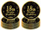 18th Birthday Paper Plates 9”Black and Gold Paper Plates,16Pcs Disposable Tableware Party Plates,Happy 18th Birthday Decorations Plates for Boys,Girls,Him,Her 18th Birthday Party Supplies Table Decor