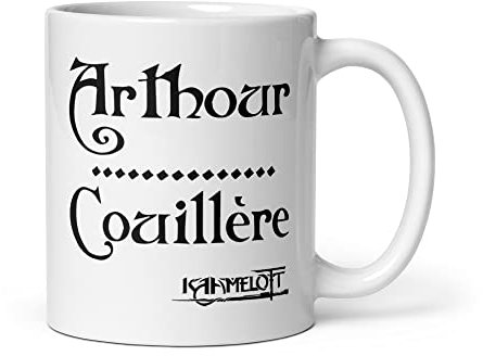 Mug Blanc Arthour Couillère - Kaamelott