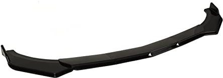 Lip Body Kit Anti-colisión Parachoques Delantero Spoiler 5 Piezas Universal Fácil Instalación para Coches (Negro Brillante)