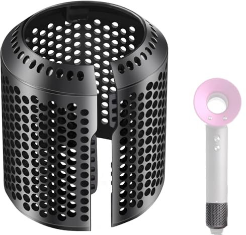 Asciugacapelli Antipolvere Copertura Filtro Universale per Dyson HD01 HD03 HD08 HD15, Asciugacapelli Staccabile Filtro Esterno Magnetico Gabbia Parti di Ricambio