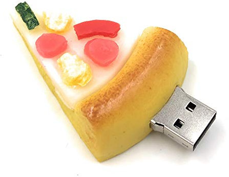 Onwomania Pizza Essen Fast Food Funny USB Stick 16 GB USB 2.0 Speicherstick USB-Datenträger