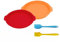 EndbAg Obstkuchenform Silikon Tortenbodenform Antihaft Rund Backform Ø 28cm spülmaschinenfest hitzebeständig für Pie Quiche Pizza Tarte Kuchen, 2 Stücke, mit Backpinsel und Spatel (28cm)