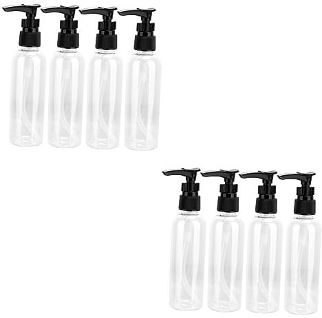 Zerodeko 2 Sets 100 Ml Schwarze Pumpspenderflasche Seifenflasche Presse Pumpflasche Zum Nachfüllen Von Unterflaschen 6 Stück * 2