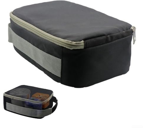 600D Oxford Cloth Camping Pot Storage Bags Gas Tank Carry Bag Camping Stove Handbag Tableware Organizer