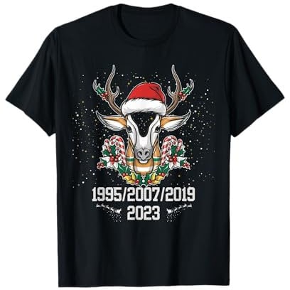 Südafrika Rugby Weihnachten Bokke Rugby 2023 T-Shirt