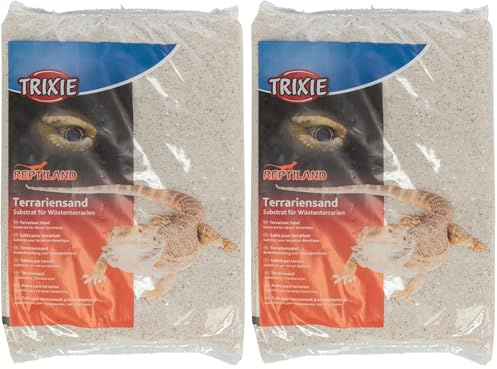 Trixie Arena básica para Terrarios, 5 kg, Blanca (Paquete de 2)