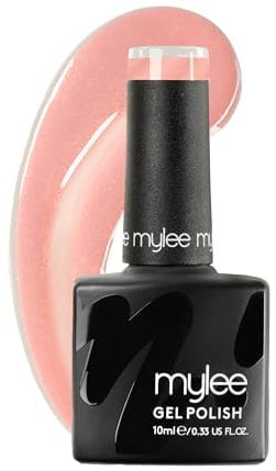 Mylee Gel Nail Polish 10ml [Glass of Fizz] UV/LED Soak-Off Nail Art Manicure Pedicure for Professional, Salon & Home Use [Unveiled Collection] - Long Lasting & Easy to Apply