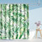 Aitsite Rideau de douche - Anti-moisissure - Pour baignoire - En textile - Motif feuille d'eucalyptus - Lavable - Imperméable - Avec 12 anneaux de rideau de douche (180 x 180 cm)