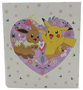 CyP Brands Pokémon, Ordner, Ordner, Ringordner, Kollektion Flowers, Creme, offizielles Produkt