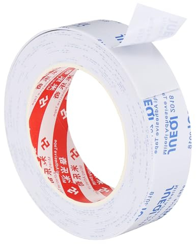 PATIKIL 5m Dichtungsband Selbstklebend, 30mm(B) x 1mm(D) Dichtband für Fenster Türen, Schaumstoff Klebeband 1 Rolle, Weiß