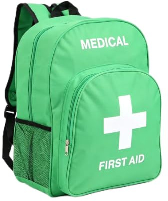 Jipemtra Notfalltasche, Erste-Hilfe-Rucksack, leer, medizinische Erste-Hilfe-Tasche, Behandlung, Ersthelfer, Traumatasche für Wandern, Outdoor, Reisen, Camping, Haustier, Hund, Katze,