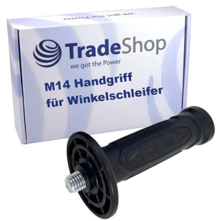 Trade-Shop Profi Gummi Soft-Handgriff M14 mit Vibrationsdämpfung kompatibel mit Hilti, kompatibel mit Makita, kompatibel mit Flex Winkelschleifer