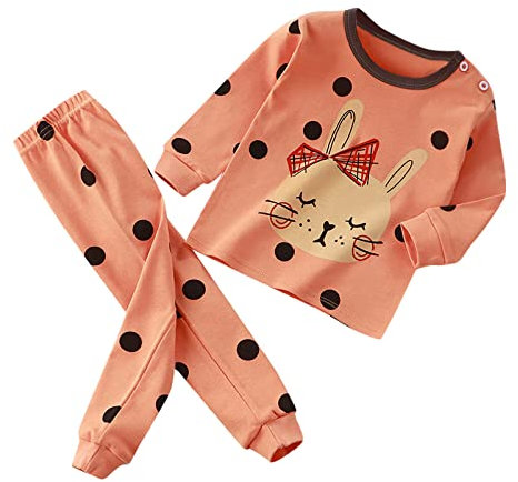 Kinder Jungen Mädchen Jungen Zweiteiler Schlafanzug Langarm Schlafanzug Hauskleidung Mit Cartoon Print Baby Loungewear Set Autumn und Winter Freizeitanzug Set Homewear