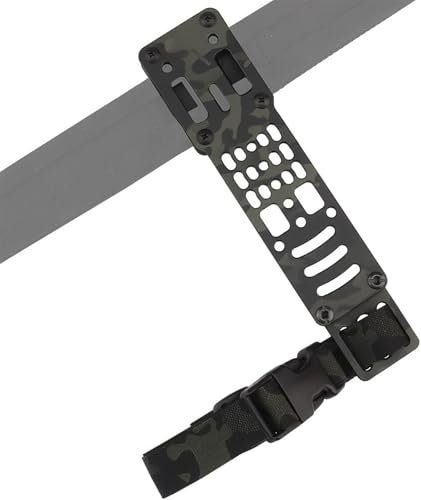 PBTMCD Modularer Taktischer Pistolenholster-Adapter Aus Metall, Hängende Verlängerungsplatte for Holster-Drop-Leg, Kompatible QLS-Plattform(C)