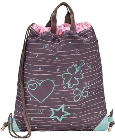Belmil Premium Turnbeutel Sportbeutel Schuhbeutel Sportsack (Mint 2)