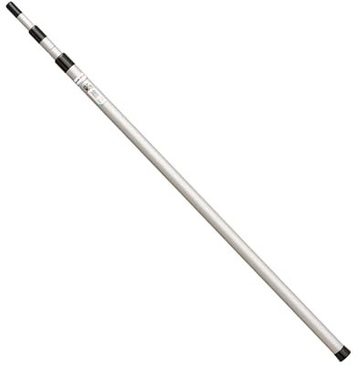 Amig - Palo telescopico in Alluminio - Palo allungabile Fino a 2,4 Metri - Palo Compatibile con più Attrezzi da Giardino - Leggero e Robusto - Ideale per lavori in Altezza