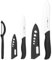 Keramikmesser Set Keramik Messer Küche: Scharf 2er Pack Messerset 15.5cm Kochemesser, 10.7cm Obstmesser Geschenk für Mama (Weiße Klinge)