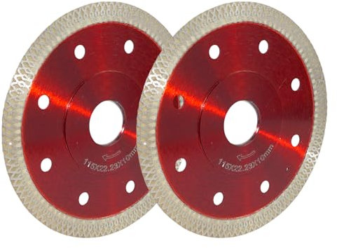 2 Pcs Diamond Cutting Discs, Tile Cutting Disc For Angle Grinder, Super Thin Fast Angle Grinder Discs Accessory, 115mm Cutting Wheel for Porcelain, Granite, Marble, Tiles and Ceramic