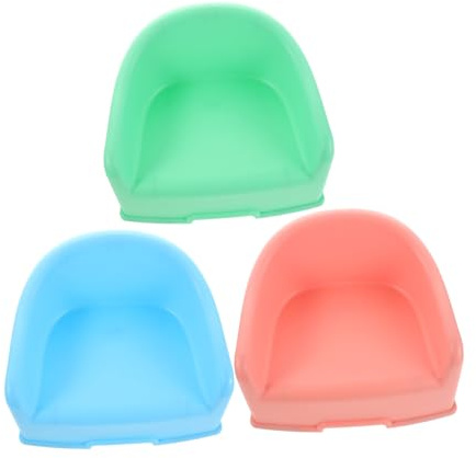 DIYEAH 3 Pezzi Sgabello in Plastica Spessa Multifunzionale Antiscivolo per Bagno, Doccia e Camera da Letto Dimensioni Adatte Supporto Robusto e Leggero per Ragazzo Ragazza