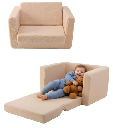 Hakuna Matte Kindersessel ab 1 Jahr für kreatives Spielen Entspannen, beige