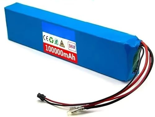 36V 100Ah Ebike Batterie, Batterie de vélo électrique 36V 100000MAh 13S3P Haute Puissance avec Chargeur 42V 2A for 36V 500W 400W 350W 200W 100W 50W Motor Scooterw