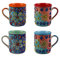 Gall&Zick Tasse Kaffeetasse Teetasse Geschirr Keramik Bemalt Bunt Set/2