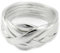 Windalf Puzzlering ZANO 6 Teilig Puzzle Schmuck 925 Sterlingsilber (Silber, 58 (18.5))