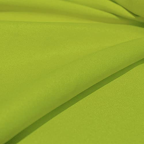 Tela de algodón por metro, color liso, 280 cm de altura, para tapicería, cortinas (714, verde pistacho)
