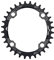 Plato de Bicicleta Plato Ancho Estrecho de aleación de Aluminio Anillo de Forma Ovalada 32T/34T/38T BCD 104mm para Bicicleta de una Sola Velocidad(34T)
