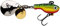 Berkley Pulse Spintail Perch Barsch Angelköder, 5cm | 5 g, Firetiger