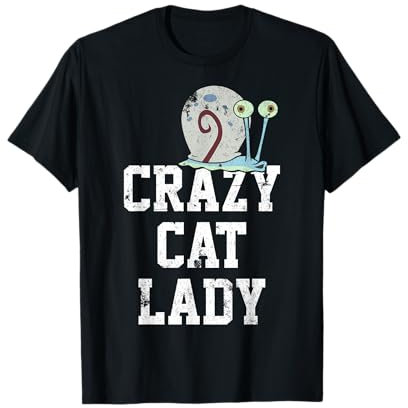 SpongeBob SquarePants Gary Crazy Cat Lady T-Shirt