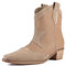 L37 HANDMADE SHOES Stivali da Cowboy, Scamosciata, Fodera in Pelle, Scarpe Fatte a Mano, Cielo Pieno di Stelle, Western Boot Donna, Marrone, 40 EU