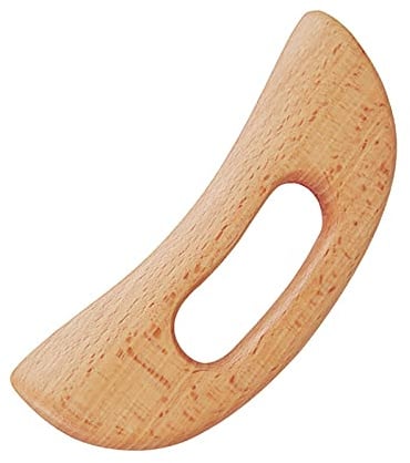 Masajeador de drenaje linfático, herramienta Gua Sha de madera, raspador de masaje manual para anticelulitis y alivia la fatiga muscular, paleta Gua Sha corporal