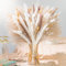 Bouquet di erba della pampa naturale, mix di 8 tipi | Bouquet di pampa essiccato per matrimoni e fiori bohémien, decorazione per la casa e la scrivania, decorazione rustica (93 pezzi)