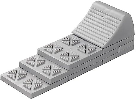 Auffahrkeil 5t stapelbar Stufenkeil Wohnwagen Ausgleichskeile Wohnmobil Grau