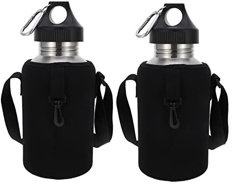 BESPORTBLE 2 Juegos De Botella Deportiva Jarra De Agua De Acero Inoxidable Jarra De Agua Deportiva Botellas De Agua De Acero Inoxidable Taza De Vaso De Camping Botellas De Agua Aisladas Taza
