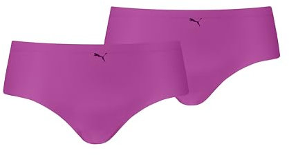 Puma Damen Hipster Unterwäsche, Rosa, M (2er Pack)