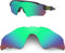 HiCycle2 Verres de rechange polarisés pour lunettes de soleil Oakley Radar EV Path, vert
