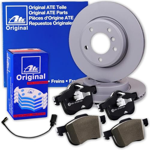 ATE Bremsscheiben 318mm + Beläge vorne passend für A4 B9 W8 + A5 F5 + Q5 FY
