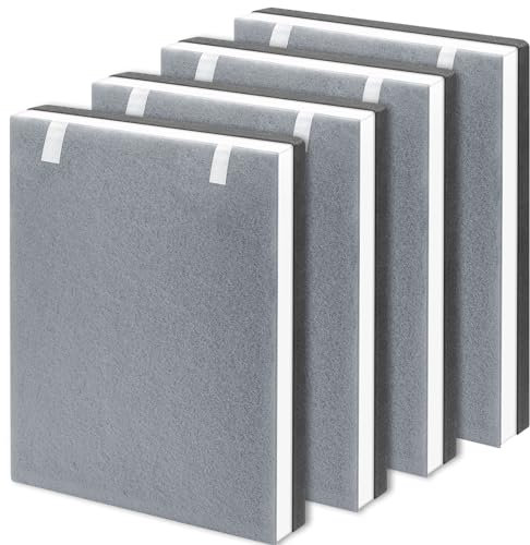 Vital 100 HEPA Replacement Filter Compatible with LEVOIT 100 Air Purifi-er, HEPA and Activated Carbon Set, Part # Vital 100-RF, 4 PACK
