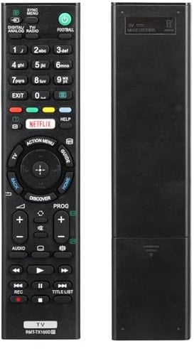 Ersatz-Fernbedienung für alle Sony Bravia Fernbedienung RMT-TX100D RMT-TX102D